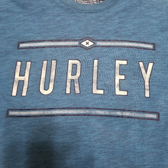 Blue Medium Hurley T-Shirt - Picture 2 of 7